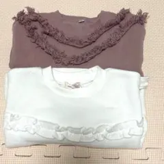 保育園着　トップス 2点セット まとめ売り　90 春秋冬　女の子