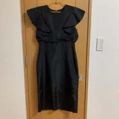 ワンピース　ブラック　結婚式　二次会