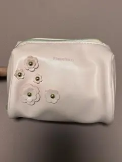 Francfranc ピンク 花モチーフ ポーチ