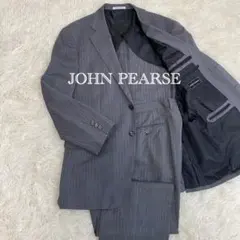 J PRESS 総裏シングルスーツセットアップ グレー ストライプ AB6