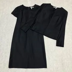 セオリーリュクス［セットアップ］エグゼクティブ　ノーカラージャケット　ワンピース