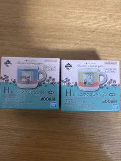 ムーミン　一番くじ　H賞　ミニマグコレクション　2種類