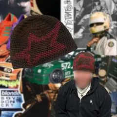 ビーニー ニット帽 クロシェハット クラッシャーハット