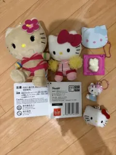 ハローキティ ぬいぐるみ ストラップ まとめ売り - メルカリ
