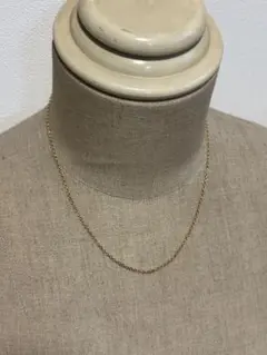 18金ネックレス　刻印　検査結果有り