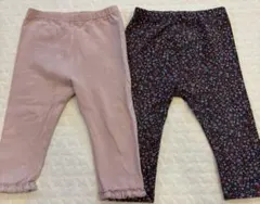 ユニクロ　レギンススパッツ　80cm 10分丈