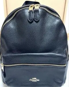 COACH レザー バックパック ブラック《新品未使用》のサムネイル