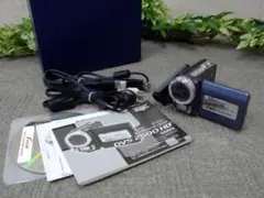 （6FF4578）KENKO　デジタルムービーカメラ　DVS2500HD　青黒のサムネイル