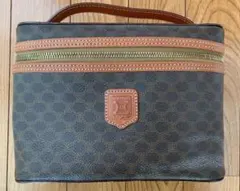 CELINE セリーヌ バニティバッグ PVC レザー マカダム トリオンフ