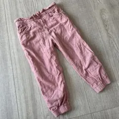 【限定タイムセール】H&M ♡コーデュロイ♡ソフトピンクパンツ 2T