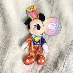 ディズニーリゾート 40周年ミッキーマウス ぬいぐるみバッジ