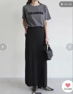 RE:EDIT フロッキーゴシックロゴTシャツ　XL 接触冷感のサムネイル