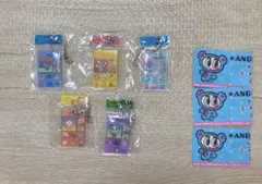 エンジェルブルー　タイルシールミニチュアチャーム　5点セット　タイルシールガチャ