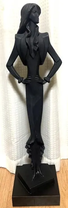 アールデコ調 陶器製 女性フィギュア オブジェ アンティーク 骨董