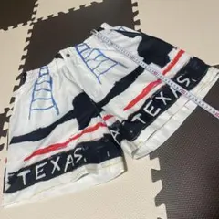 テキサス グラフィックショートパンツ　バスキア　アート　個性的