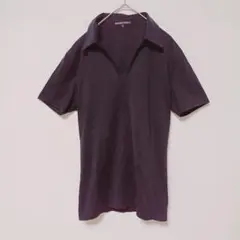 5351POUR LES HOMMES スキッパーポロシャツ ブラック Lサイズのサムネイル