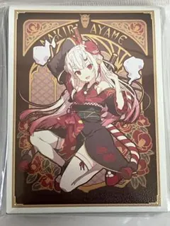 混沌の女神様 ホロライブ ミュシャ風 エンボス加工スリーブ 百鬼あやめ