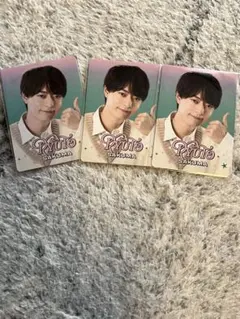 ジュニア　作間龍斗　プロフィールカード