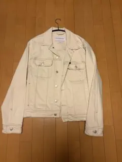 Calvin Klein Jeans セットアップ　デニムジャケットホワイト Sのサムネイル