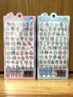 【正規品】ボンボンドロップシール レインボー　 アルファベット　ひらがな