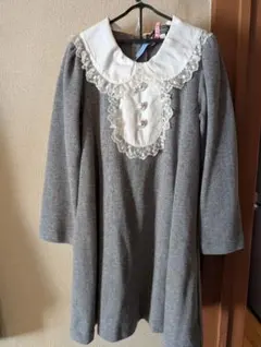 グレー フォーマルワンピース 110cm HUSHUSH クリーニング済