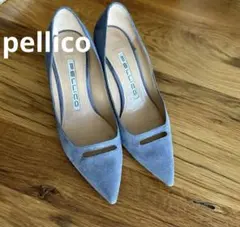 pellicoペリーコ　定番パンプス　アネッリ 355 ブルーグレー　スウェードのサムネイル