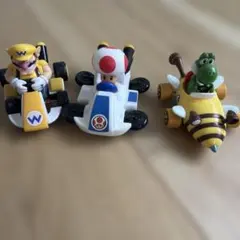 マリオカート フィギュア 3体セット ワリオ キノピオ ヨッシーのサムネイル