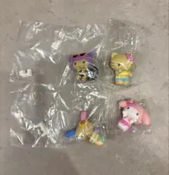 サンリオキャラクターズ みんなでバカンスフィギュア 4種類セット 日焼けシリーズ