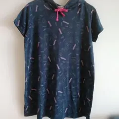 My Melody フード付きワンピース L 160相当 ネイビー