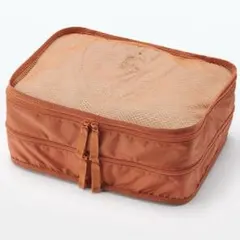 【美品】無印良品 ダブルタイプ ポリエステルたためる仕分けケースＳ