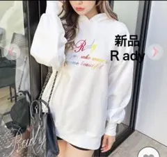 Rady カラフルロゴ フード付きパーカー　新品タグ付き