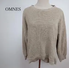 ★美品★OMNES オムネス プルオーバートップス ドロップショルダーカットソーのサムネイル