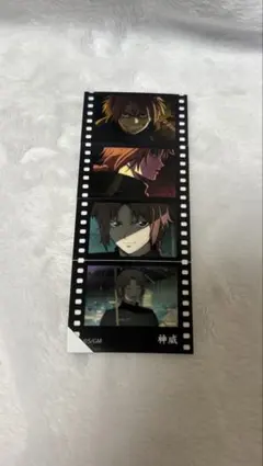 映画銀魂吉原大炎上 入場者特典 フィルム風ステッカー 神威