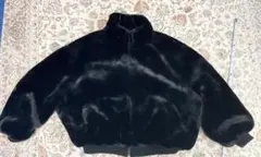 ZARA ザラ ブルゾン ツヤ ブラック レディース 1回着用 美品 暖かい