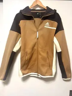 adidas アディダス パーカー ロゴ入り フーディー メンズM