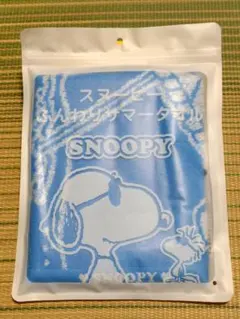 スヌーピー ふんわりタオル 青