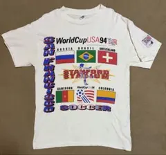 サッカーワールドカップ94年アメリカ大会 記念Tシャツ シングルステッチMサイズ
