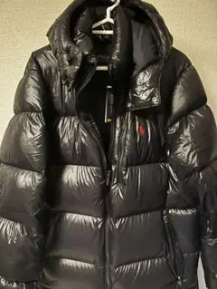 ポロ ラルフローレン ダウンジャケット グロッシーブラック Mサイズ