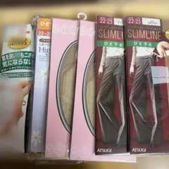 アツギ SLIMLINE ひざ下丈ストッキング 8足セット