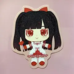 きゅるりんってしてみて 逃げ水あむ　ステッカー