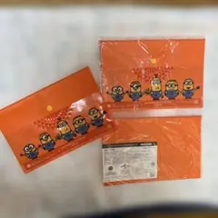 【未使用】非売品 ミニオン ポーチ 3個セットのサムネイル