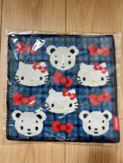 ファミリア ハローキティ タオルハンカチ 青のサムネイル