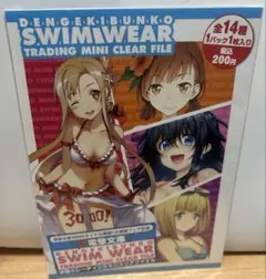 電撃文庫 水着トレーディングミニクリアファイル