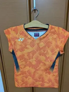 YONEX ヨネックス ゲームシャツ オレンジ L　日本代表モデル