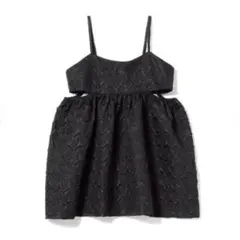 BEAMS フクレ ジャカード カットアウト キャミソール