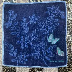 PAUL & JOE SISTER タオルハンカチ ネイビー
