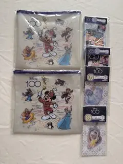 Disney 一番くじ100周年記念 クリアファイル＆アクリルキーホルダーセット