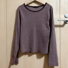 Kastane カスタネ　レディース カットソー　ピンク　パイピング