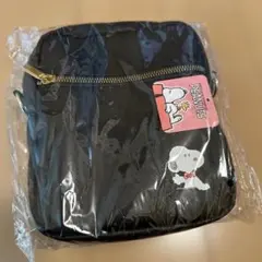 PEANUTS スヌーピー ショルダーバッグ ブラック