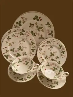 ウェッジウッド ワイルドストロベリー　セット　８点